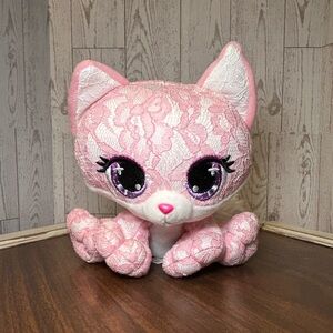 P.lushes Jessica Foxy Pink Lace Cat Plush Toy